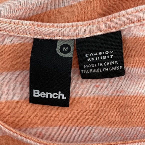 Bench - Peach / Coral Striped Classic Racerback Tank Top - Picture 7 of 9